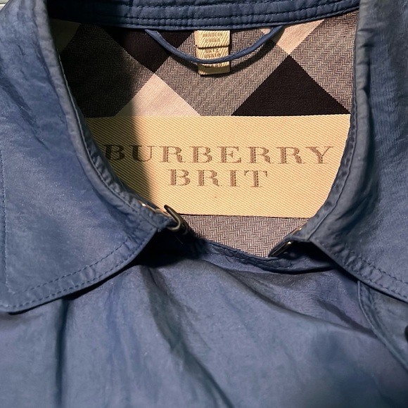 Burberry Brit rain coat, almost new, size US 10 - Picture 2 of 9